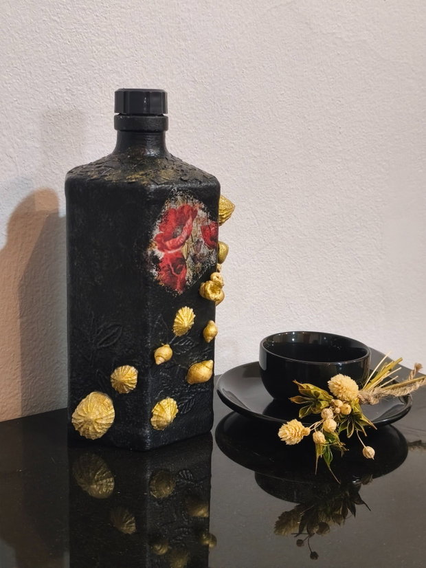 Sticlă decorativă handmade unicat