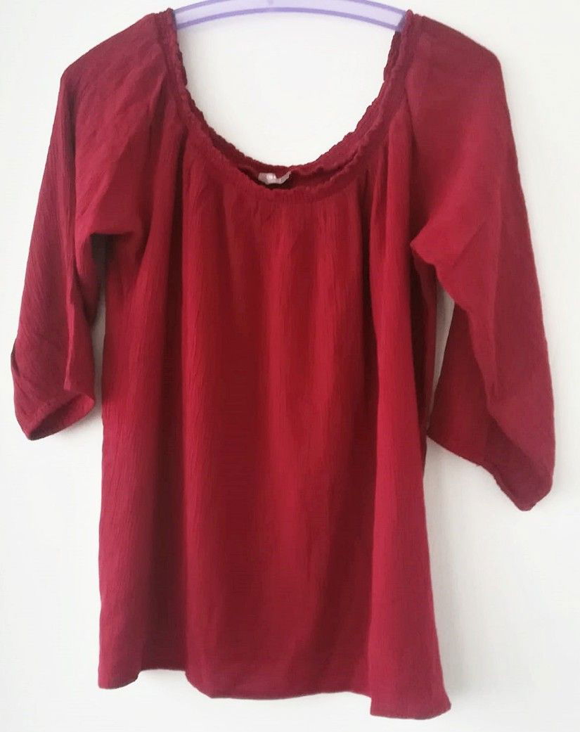 bluza Orsay tip ie ,rosu inchis , L