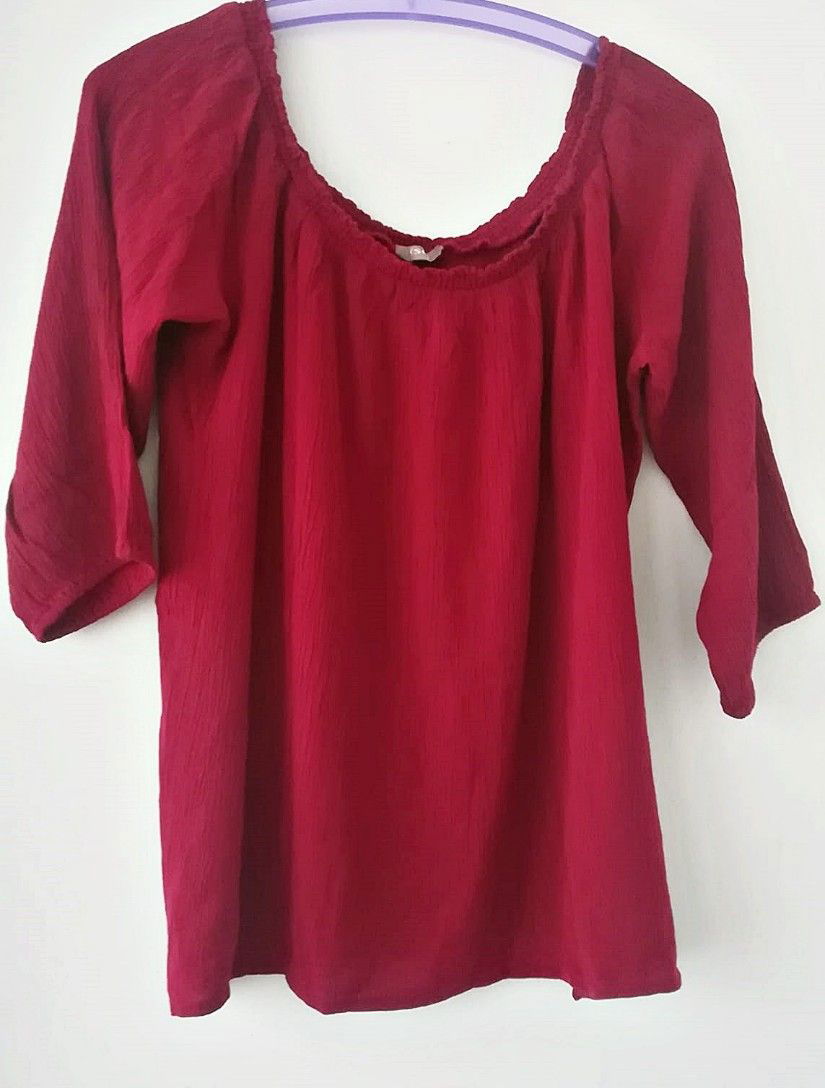 bluza Orsay tip ie ,rosu inchis , L
