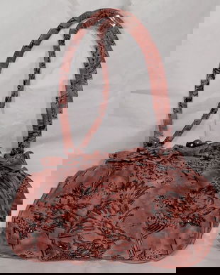 Geanta vintage catifea