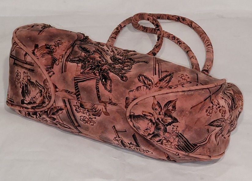 Geanta vintage catifea