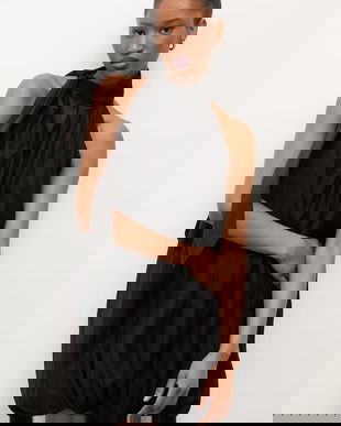 Answear.LAB rochie gogoșar cu lyocell