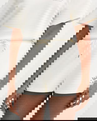 Karl Lagerfeld pantaloni scurți pentru femei, cu modal