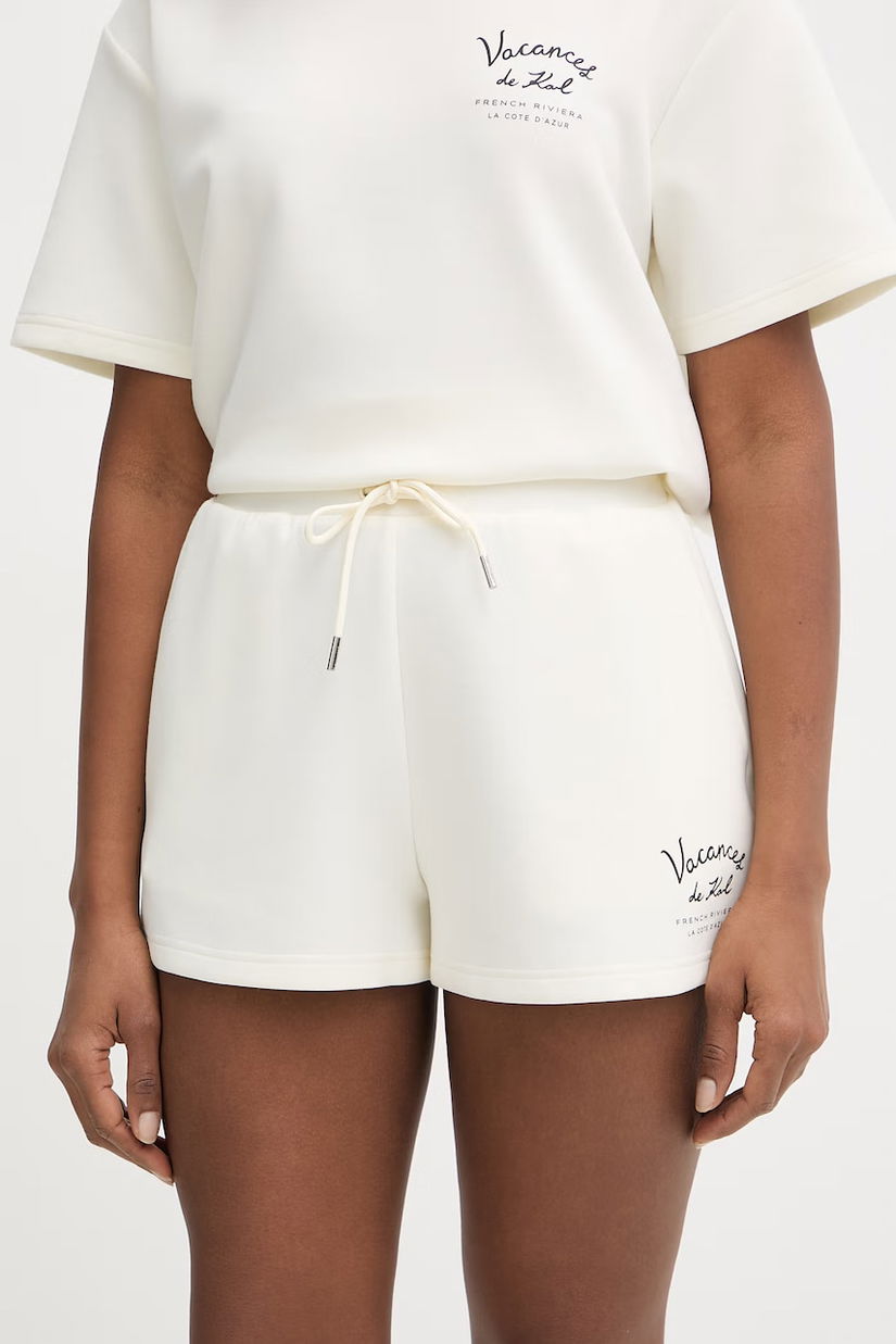 Karl Lagerfeld pantaloni scurți pentru femei, cu modal