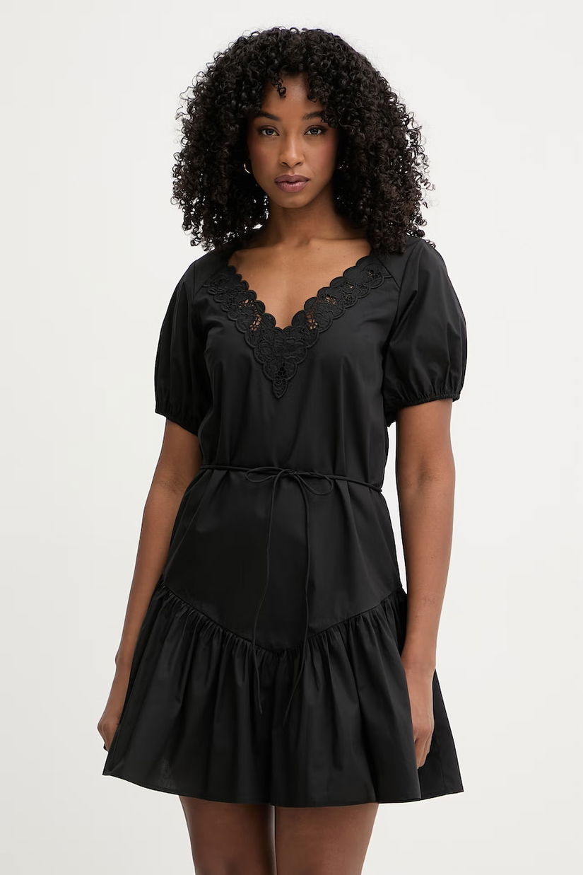 Twinset rochie evazată din bumbac