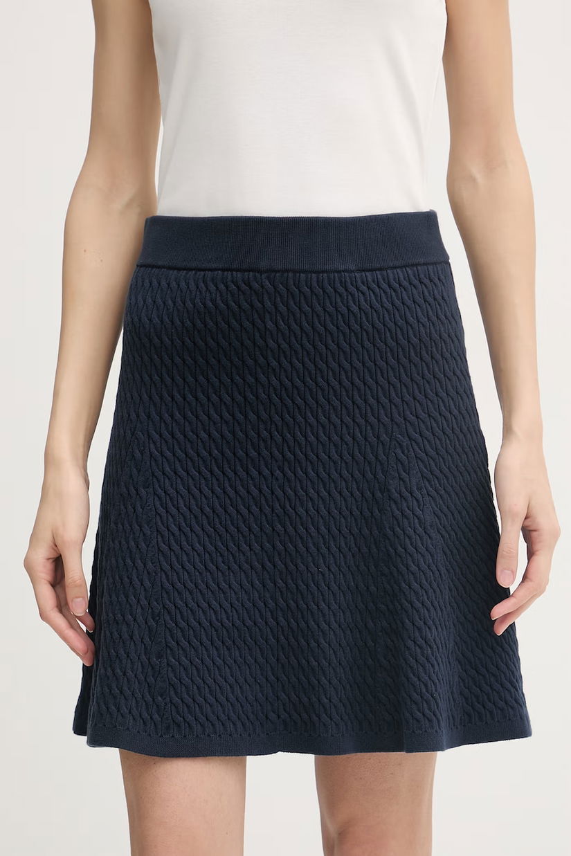 Tommy Hilfiger fustă cu bumbac