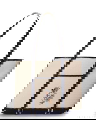 Polo Ralph Lauren tote bag pentru femei, din bumbac