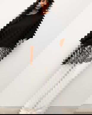 Answear.LAB hanorac oversized pentru femei, cu vâscoză