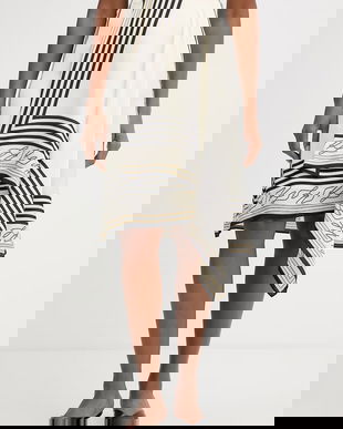 Karl Lagerfeld fustă cu vâscoză