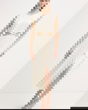 Gaudi rochie maxi cu vâscoză