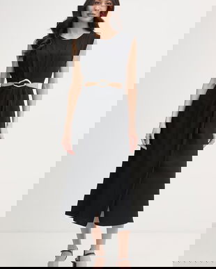 Gaudi rochie maxi cu vâscoză