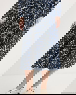 Tommy Hilfiger fustă din in