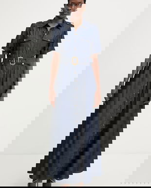 Marciano by Guess rochie evazată cu lyocell KAT