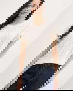 Mos Mosh pulover pentru femei, din bumbac Ganna