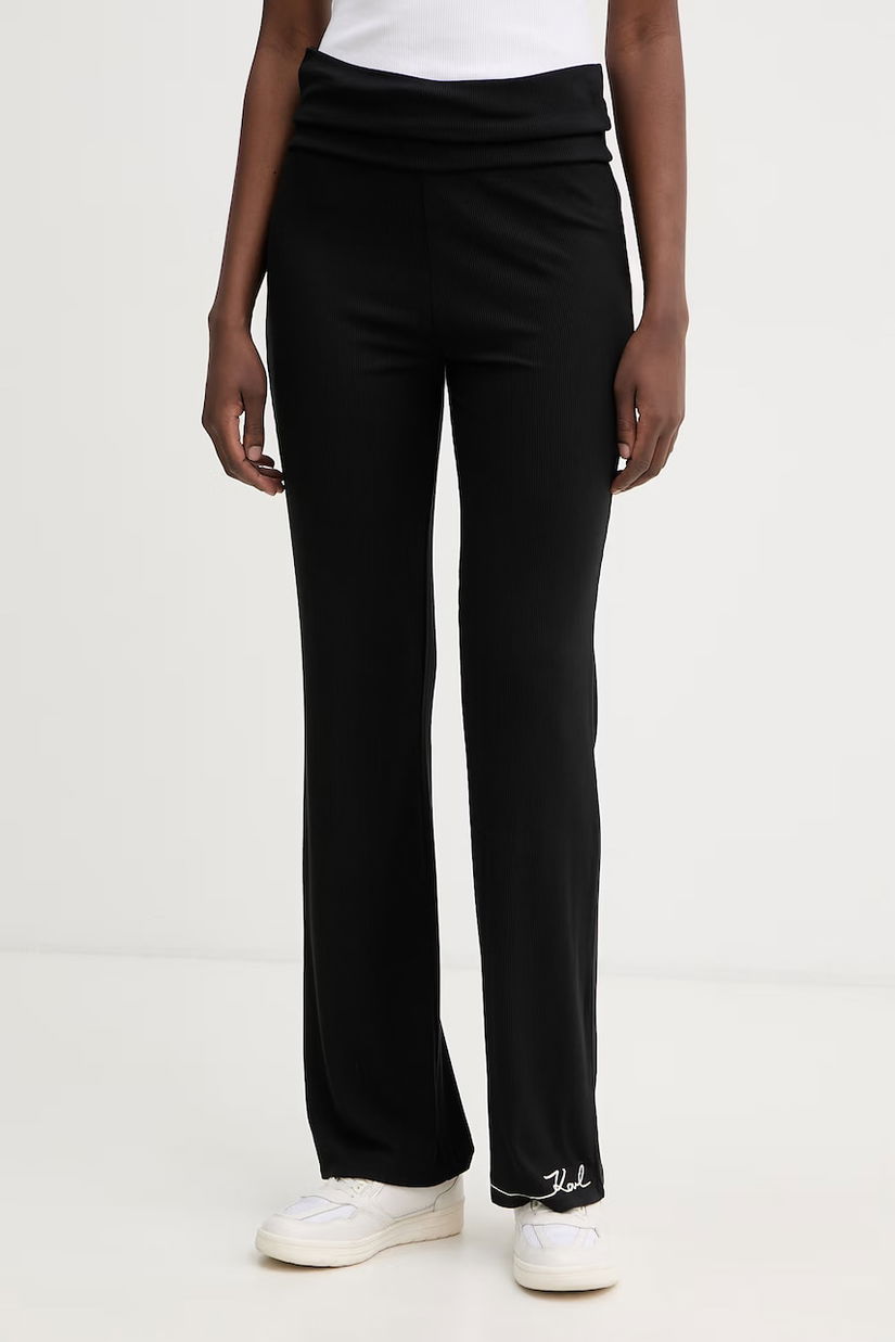 Karl Lagerfeld pantaloni pentru femei,cu vâscoză