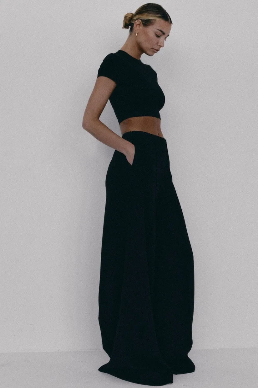 Muuv. pantaloni wide leg pentru femei JOIA