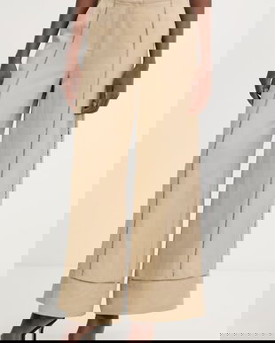 Karl Lagerfeld pantaloni pentru femei,cu vâscoză