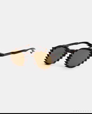 Gucci ochelari de soare rotunzi pentru bărbați