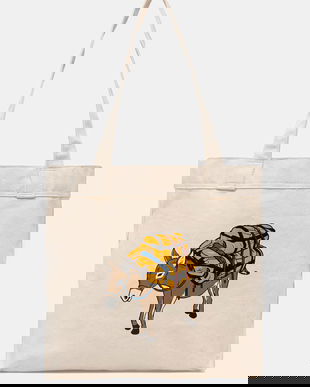 The North Face tote bag pentru femei, din bumbac COTTON TOTE