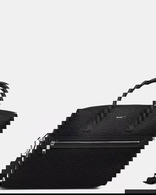 BOSS geantă de laptop pentru bărbați, din piele