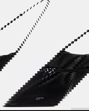 Emporio Armani geantă shopper pentru femei, din piele