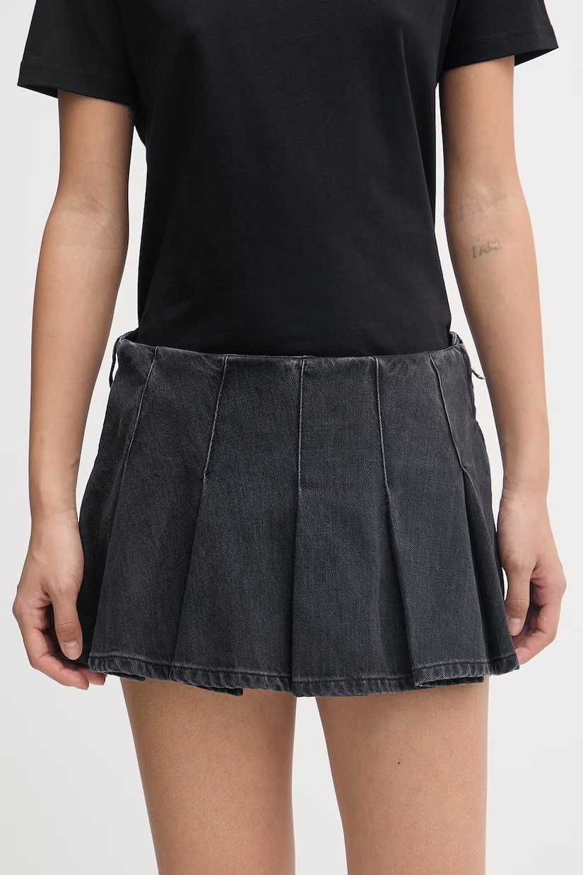 Diesel fustă-pantalon pentru femei,cu bumbac DE-ROX