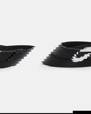 Coperni curea pentru femei, din piele Logo