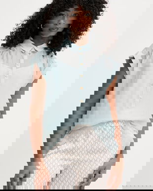 Marciano by Guess bluză tip cămașă pentru femei,cu lyocell TEA