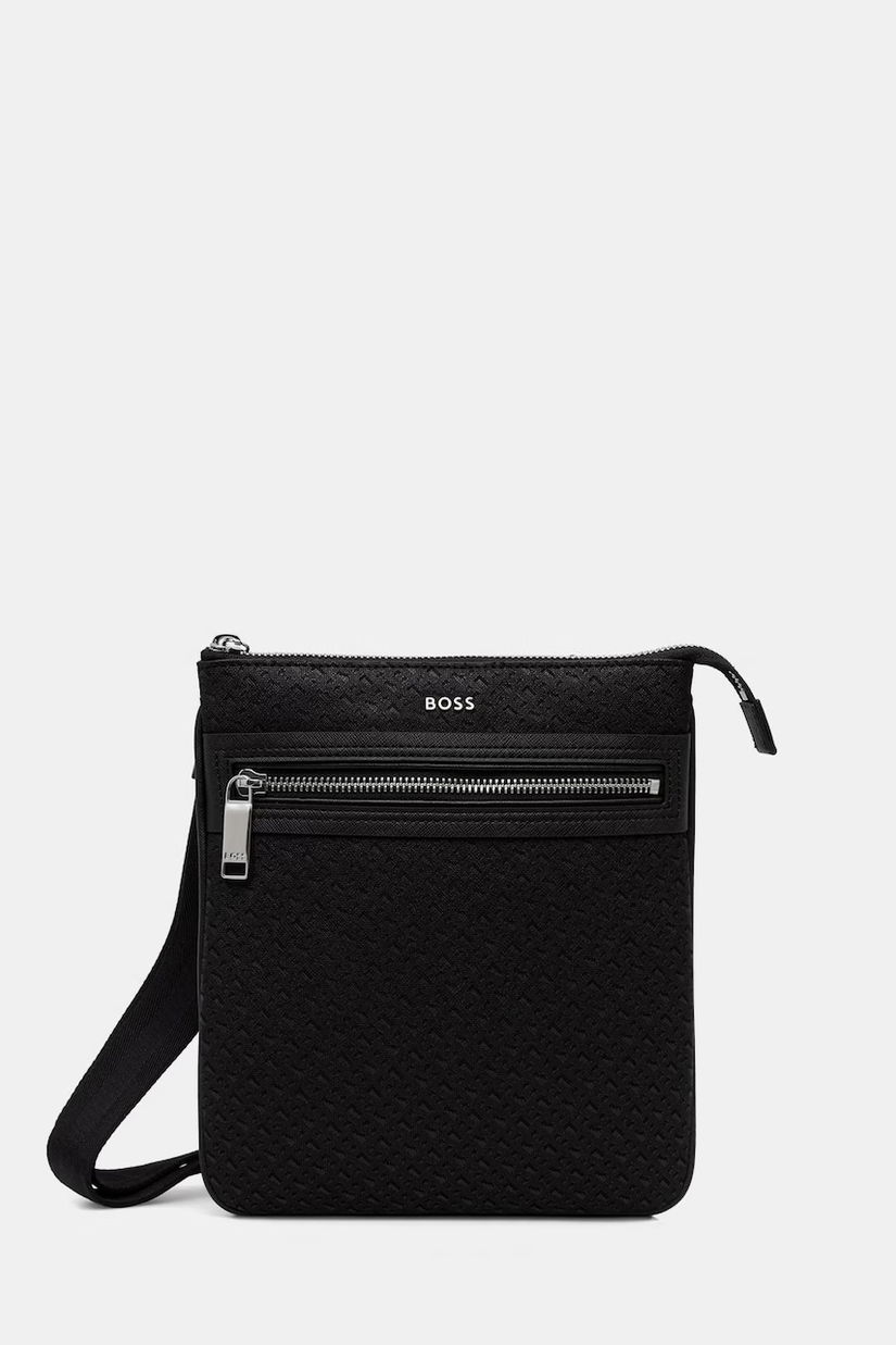 BOSS borsetă de umăr pentru bărbați, din piele