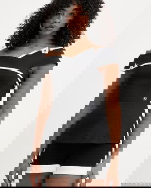 Karl Lagerfeld bluză pentru femei,cu lână