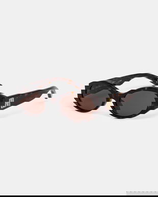 Balenciaga ochelari de soare rotunzi pentru femei