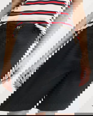 Tommy Hilfiger pantaloni scurți chinos de femei din bumbac