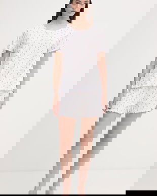 United Colors of Benetton pijama pentru femei, din bumbac