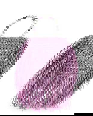 Kurt Geiger London geantă pentru femei Kurt Mini Tote Fringe