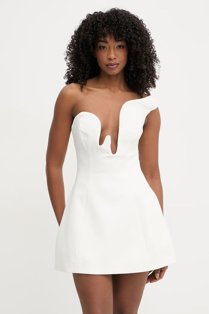 Bardot rochie cu corset