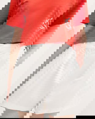 Tommy Jeans pantaloni scurți pentru femei, din bumbac cu elastan