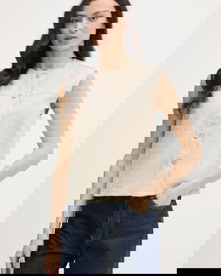 Barbour vestă cu un singur rând de nasturi pentru femei, din bumbac Daya