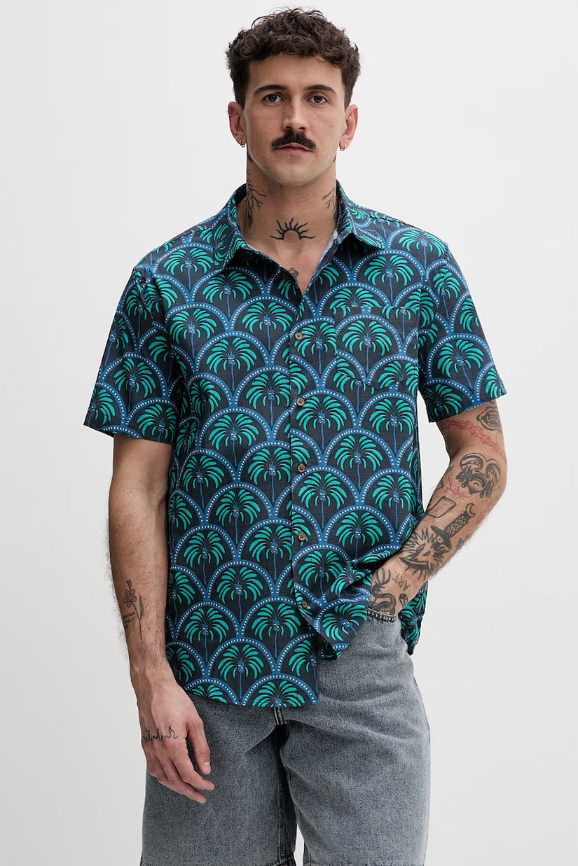 Hurley cămașă pentru bărbați, cu amestec de bumbac