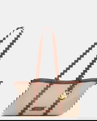 Trussardi geantă shopper pentru femei, din bumbac