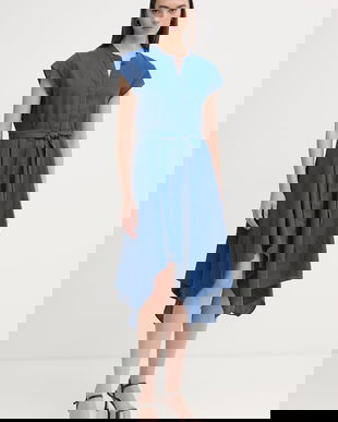 DKNY rochie de vară din in