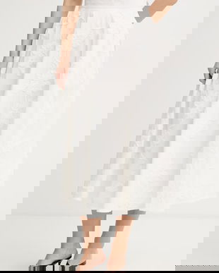 Rotate fustă de bumbac