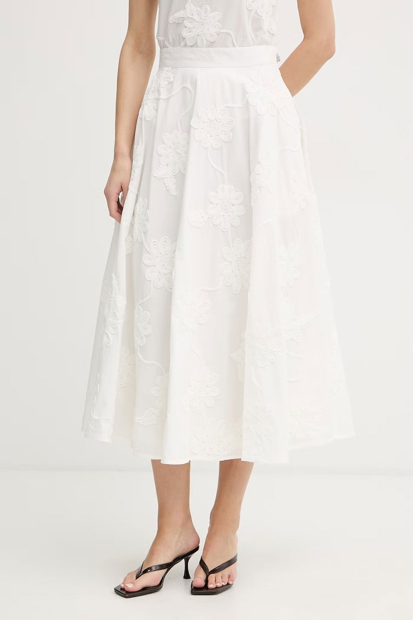 Rotate fustă de bumbac