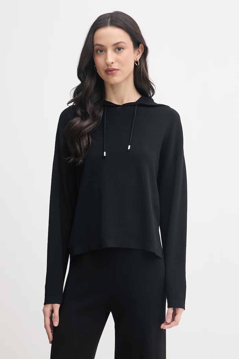 United Colors of Benetton hanorac cu glugă pentru femei,cu vâscoză