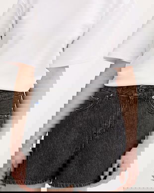 Karl Lagerfeld Jeans pantaloni scurți pentru femei, din bumbac