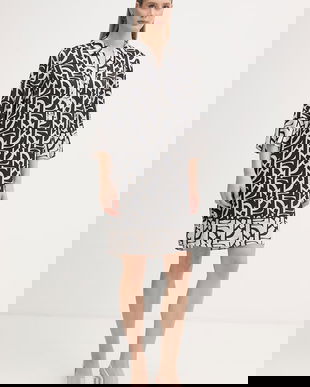 Marc Aurel rochie tip cămașă cu vâscoză