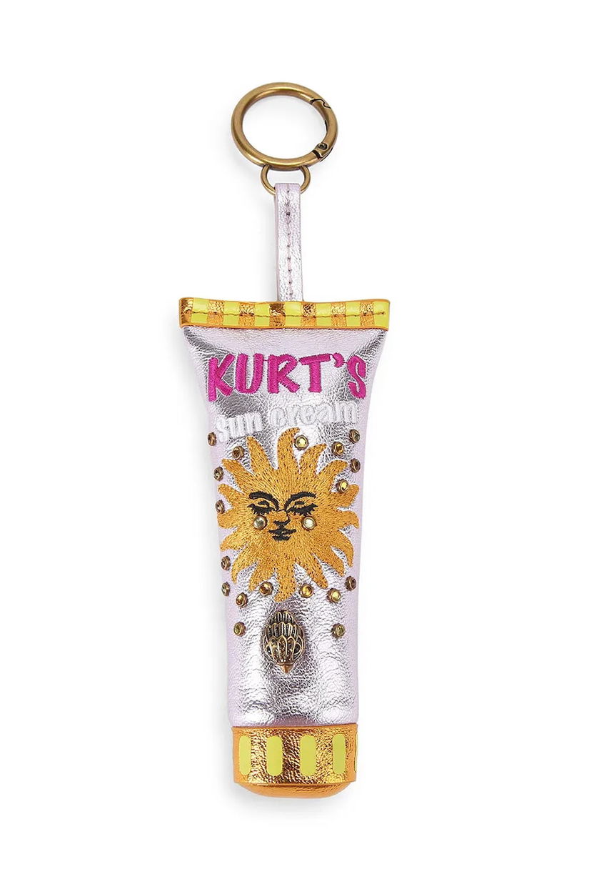 Kurt Geiger London breloc pentru femei, din piele Sunscren Charm