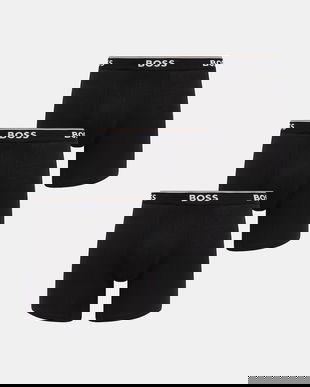 BOSS boxeri pentru bărbați, din bumbac cu elastan pachet de 3