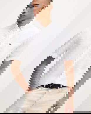 Tommy Hilfiger cămașă pentru bărbați, din bumbac