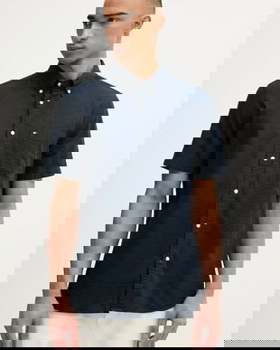 Tommy Hilfiger cămașă pentru bărbați, din bumbac