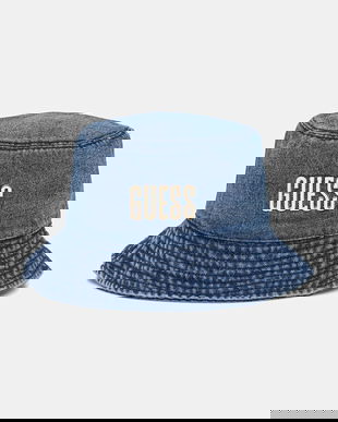 Guess bucket hat pentru femei, din bumbac